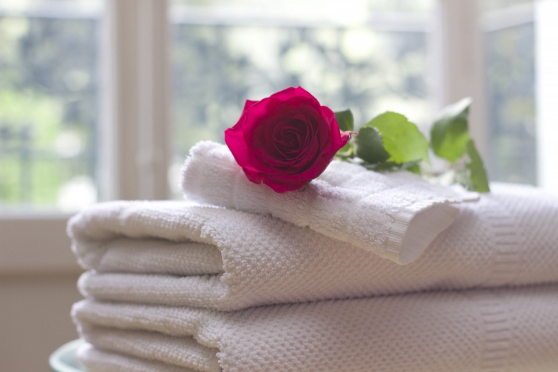 chambre-hote-TANNERON-min_towel_rose_clean_care_salon_spa_white_bath-731641